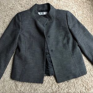 TAHARI Petite Tweed Blazer Jacket 3/4 Sleeve